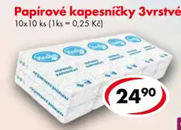 CBA Papírové kapesníčky 3vrstvé nabídka