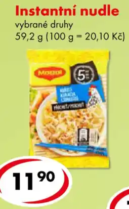 CBA Mogen instantní nudle vybrané druhy nabídka
