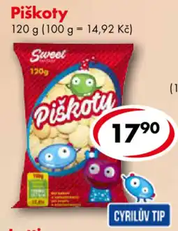 CBA Sweet Piškoty nabídka