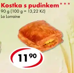 CBA La Lorraine kostka s pudinkem nabídka