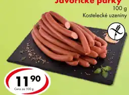 CBA Kostelecké uzeniny Javoričky parky nabídka