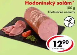 CBA Kostelecké uzeniny Hodonínský salám nabídka