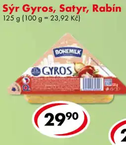 CBA Bohemilk sýr gyros nabídka