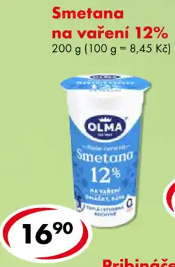 CBA Olma smetana 12% nabídka