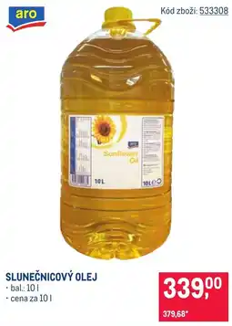 Makro aro slunečnicový olej nabídka