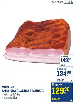 Makro Morliny anglická slanina standard nabídka