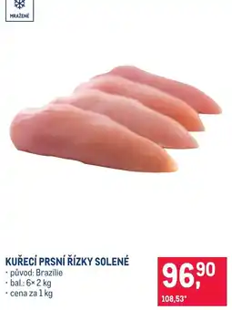 Makro Kuřecí prsní řízky solené nabídka