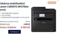Datart Canon i-SENSYS MF275dw černá nabídka