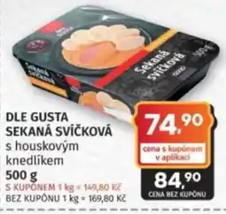 Konzum Dle gusta sekaná svíčková s houskovým knedlíkem nabídka
