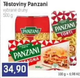 Konzum Panzani těstoviny nabídka
