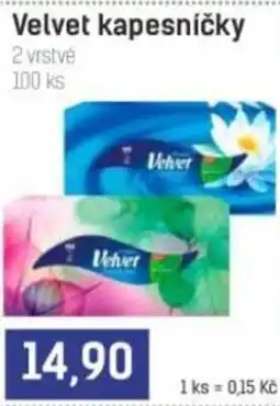 Konzum Velvet kapesníčky nabídka