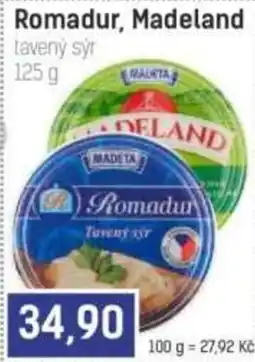 Konzum Madeland Romadur tavený sýr nabídka