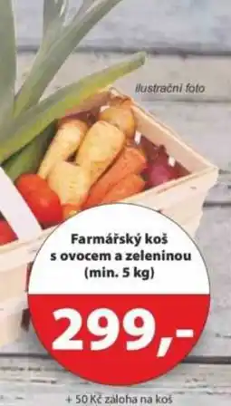 Konzum Farmářský koš s ovocem a zeleninou nabídka