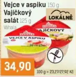 Konzum Váhala vejce v aspiku nabídka