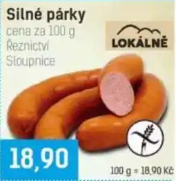 Konzum Silné párky nabídka