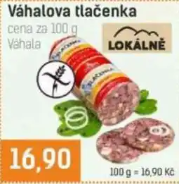 Konzum Váhalova tlačenka nabídka