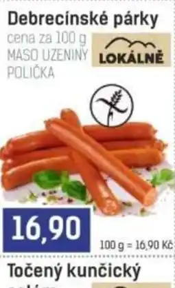 Konzum Debrecínské párky nabídka