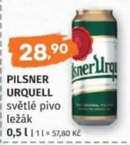Konzum Pilsner Urquell světlé pivo ležák nabídka