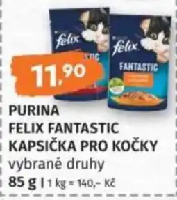 Konzum Purina Felix Fantastic kapsička pro kočky vybrané druhy nabídka