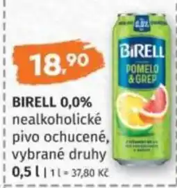 Konzum Birell pomelo & grep nabídka