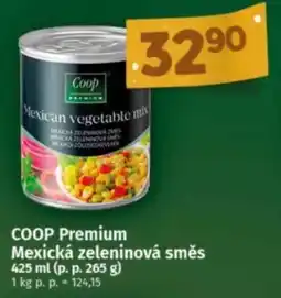 Konzum Coop premium mexická zeleninová směs nabídka