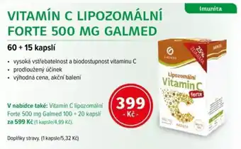 Imunita vitamín c lipozomální forte
