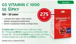 mojelekarna.cz Gs vitamin c 1000 se šípky nabídka