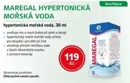 mojelekarna.cz Maregal hypertonicke mořská voda nabídka
