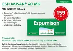 mojelekarna.cz Espumisan 40 mg měkké tobolky nabídka