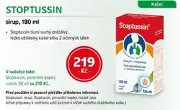 mojelekarna.cz Stoptussin sirup nabídka