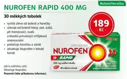 mojelekarna.cz Nurofen Rapid 400 mg nabídka