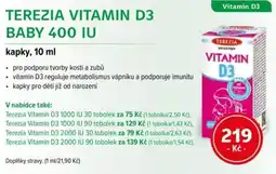 mojelekarna.cz Terezia vitamin d3 baby 400 iu nabídka