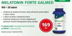 mojelekarna.cz Melatonin Forte Galmed nabídka