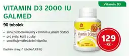 mojelekarna.cz Galmed vitamin d3 2000 iu nabídka