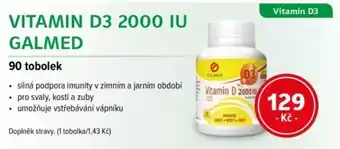Galmed vitamin d3 2000 iu