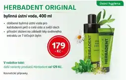 mojelekarna.cz Herbadent original bylinná ústní voda nabídka