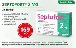 mojelekarna.cz Septofort 2 mg nabídka