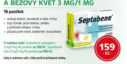mojelekarna.cz Septabene citron a bezový květ nabídka