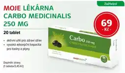 mojelekarna.cz Moje lékárna carbo medicinalis nabídka