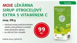 mojelekarna.cz Moje lékárna sirup jitrocelový extra s vitamínem c nabídka