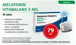mojelekarna.cz Melatonin Vitabalans nabídka