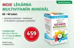 mojelekarna.cz Moje lékárna multivitamín minerál nabídka
