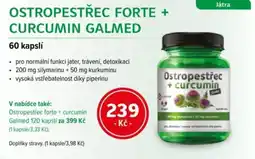 mojelekarna.cz Galmed ostropestřec forte + curcumin nabídka