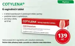 mojelekarna.cz Cotylena 6 vaginálních tablet nabídka