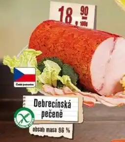 Maso Třebovle Debrecínská pečeně nabídka