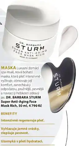Fann Parfumerie Dr. Barbara Sturm super anti-aging face mask rich nabídka