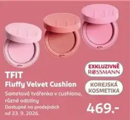 Rossmann Tfit fluffy velvet cushion nabídka