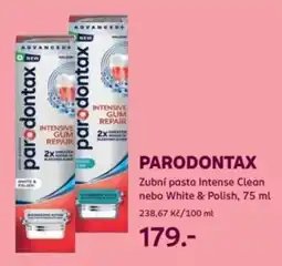 Rossmann Parodontax Zubní pasta Intense Clean nebo White & Polish nabídka