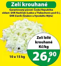 Konzum Zelí bílé krouhané nabídka