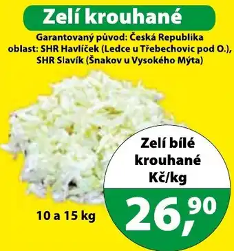 Zelí bílé krouhané